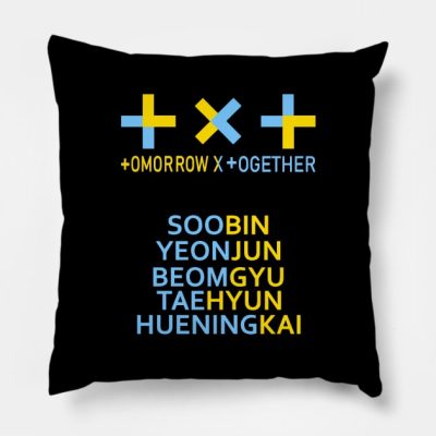 Tomorrow X Together Throw Pillow Official Tomorrow X Together Merch