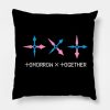 Tomorrow X Together Throw Pillow Official Tomorrow X Together Merch