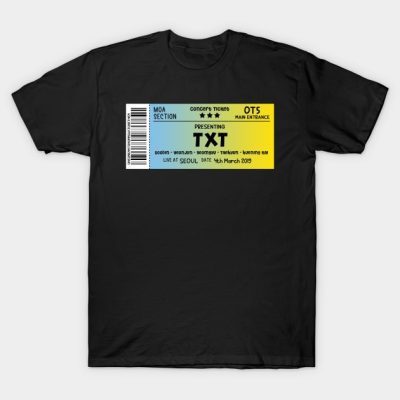 Txxt Concert Ticket T-Shirt Official Tomorrow X Together Merch