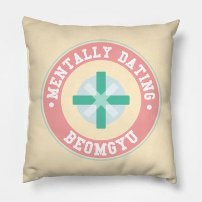 Mentally Dating Txt Beomgyu Throw Pillow Official Tomorrow X Together Merch