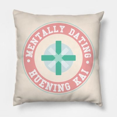 Mentally Dating Txt Huening Kai Throw Pillow Official Tomorrow X Together Merch