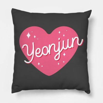 Txt Yeonjun Name Heart Throw Pillow Official Tomorrow X Together Merch