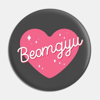 Txt Beomgyu Pink Heart Pin Official Tomorrow X Together Merch