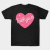 Txt Taehyun Heart Typography T-Shirt Official Tomorrow X Together Merch