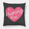 Txt Huening Kai Heart Typography Throw Pillow Official Tomorrow X Together Merch