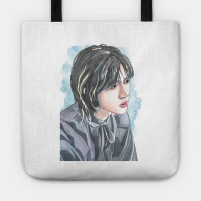 Choi Beomgyu Watercolour Portrait Tote Official Tomorrow X Together Merch