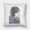 Choi Beomgyu Watercolour Portrait Throw Pillow Official Tomorrow X Together Merch