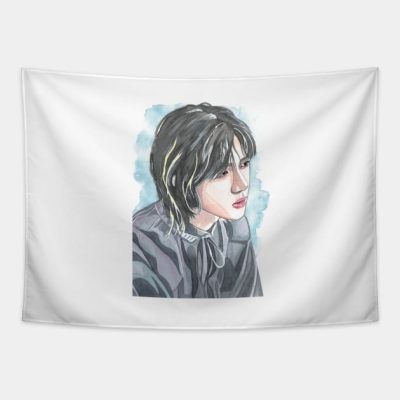 Choi Beomgyu Watercolour Portrait Tapestry Official Tomorrow X Together Merch