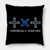 Tomorrow X Together Throw Pillow Official Tomorrow X Together Merch