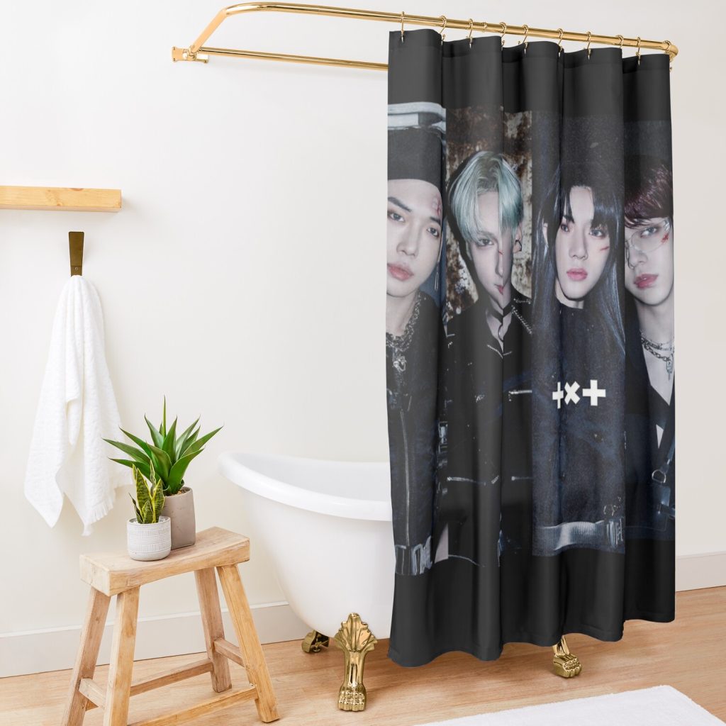 Txt - Halloween - I Know I Love You - Tomorrow X Together Shower Curtain Official Tomorrow X Together Merch