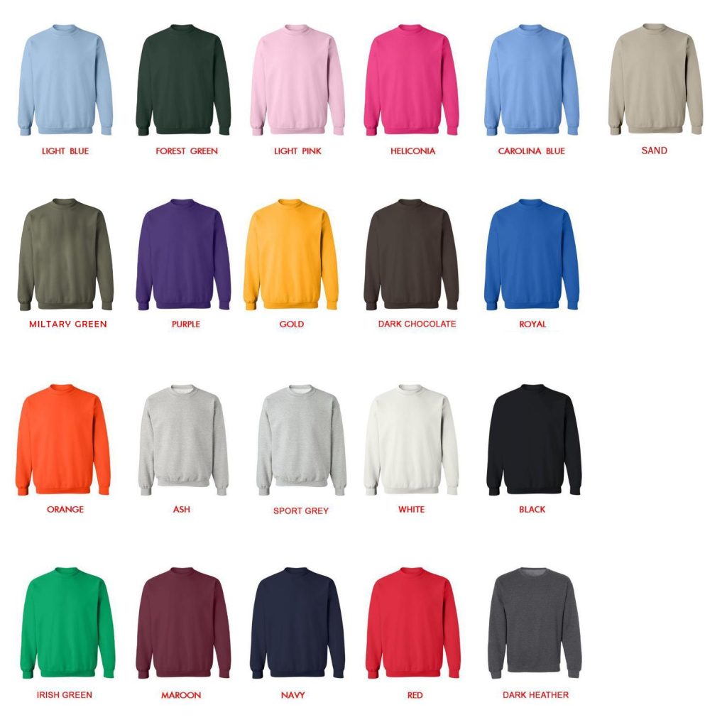 sweatshirt color chart - Tomorrow X Together Merch