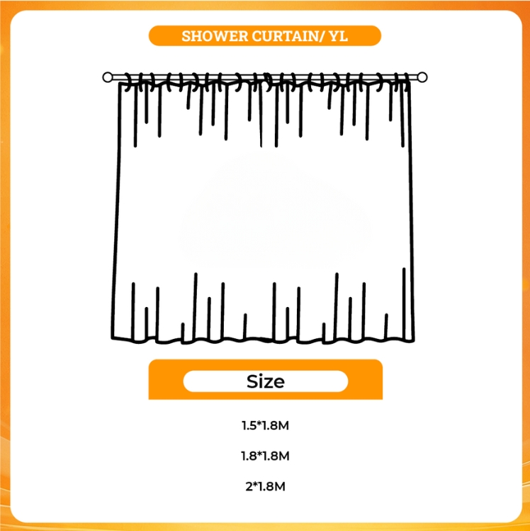 3D shower curtain - Tomorrow X Together Merch
